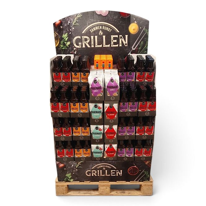 Hovedbilde Caj P. Grillsaus & Marinade Mix Display 1 à ...