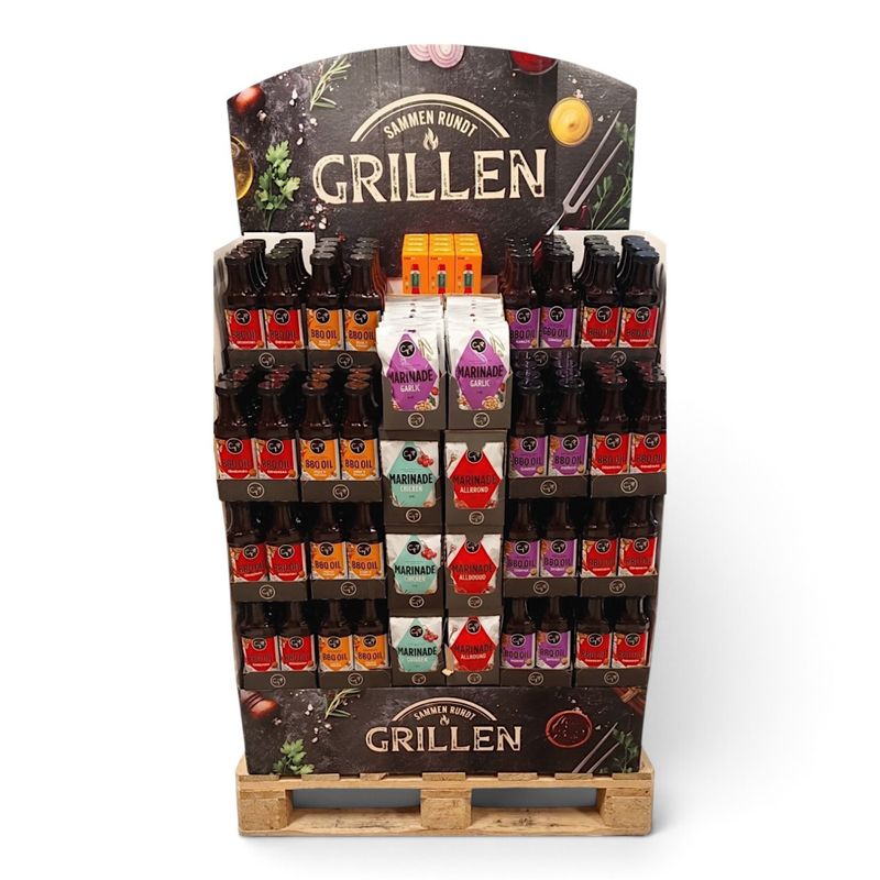 Caj P. Grillsaus & Marinade Mix Display 1 à 344stk