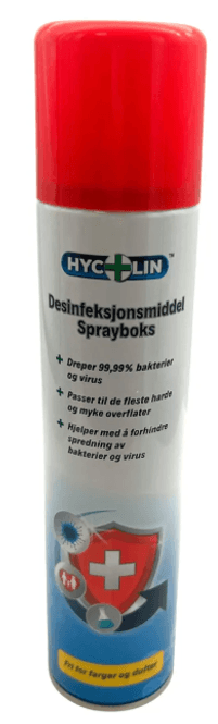 Hovedbilde Hycolin desinfeksjonspray 300ml, 12stk pr kartong