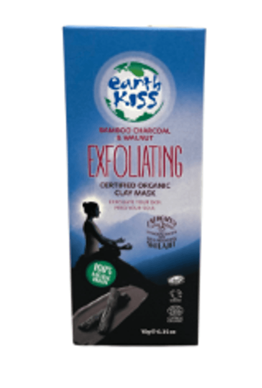 Ansiktsmaske Earth Kiss exfoliating clay mask, 96stk pr kartong