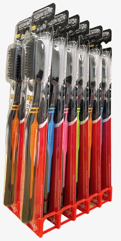 Colgate Double Action Charcoal, 12stk pr kartong