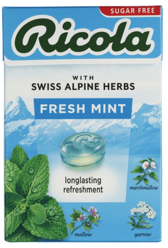 Ricola Alpin Fresh SF 50g, 20stk pr kartong