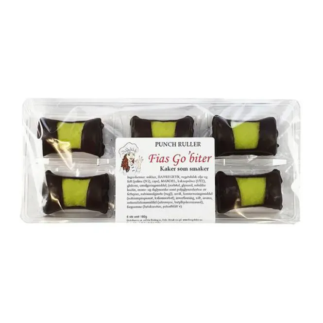Hovedbilde Fias Go'biter Punchruller 180g, 18stk pr kartong