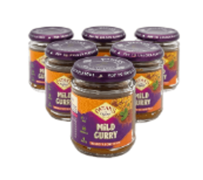 Hovedbilde Pataks Mild Curry 165g, 6stk pr kartong